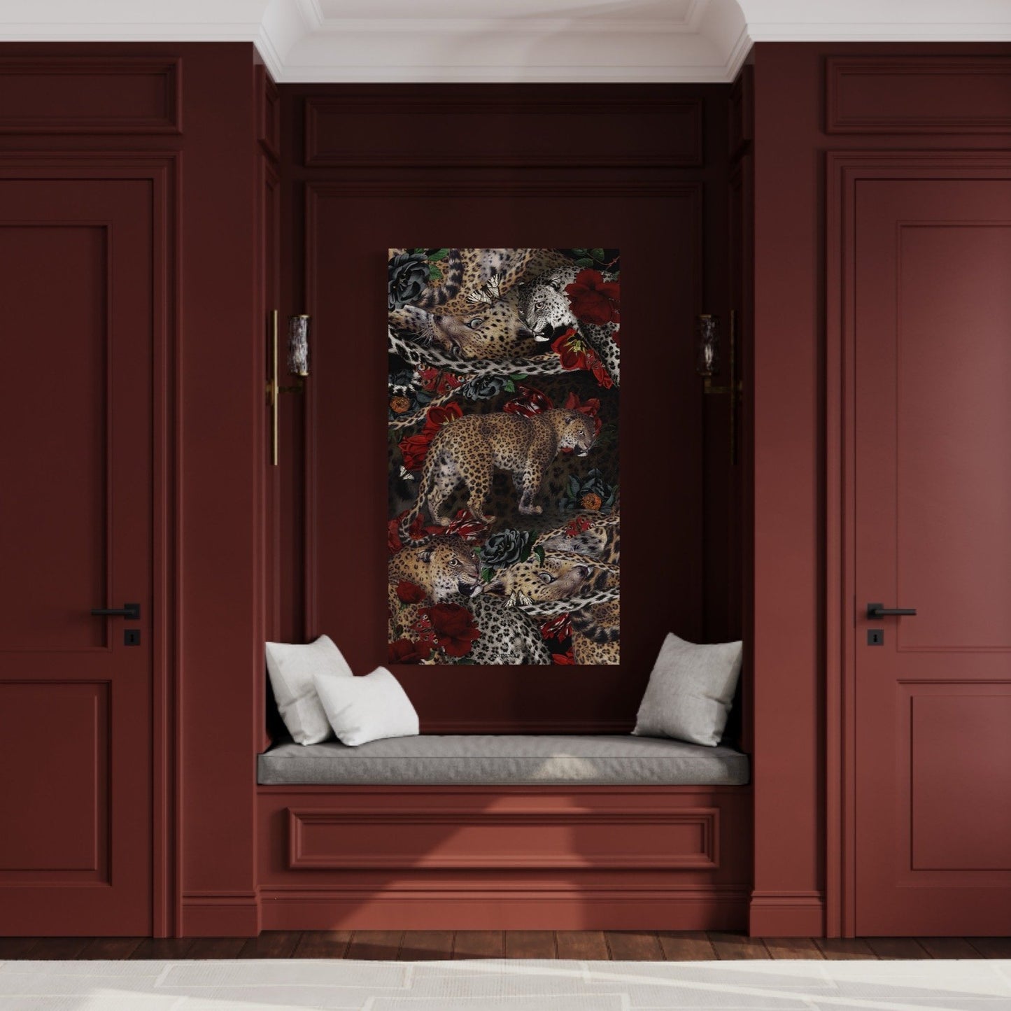 Fawn Velvet Wall Tapestry by Voglio Bene (54x30”)