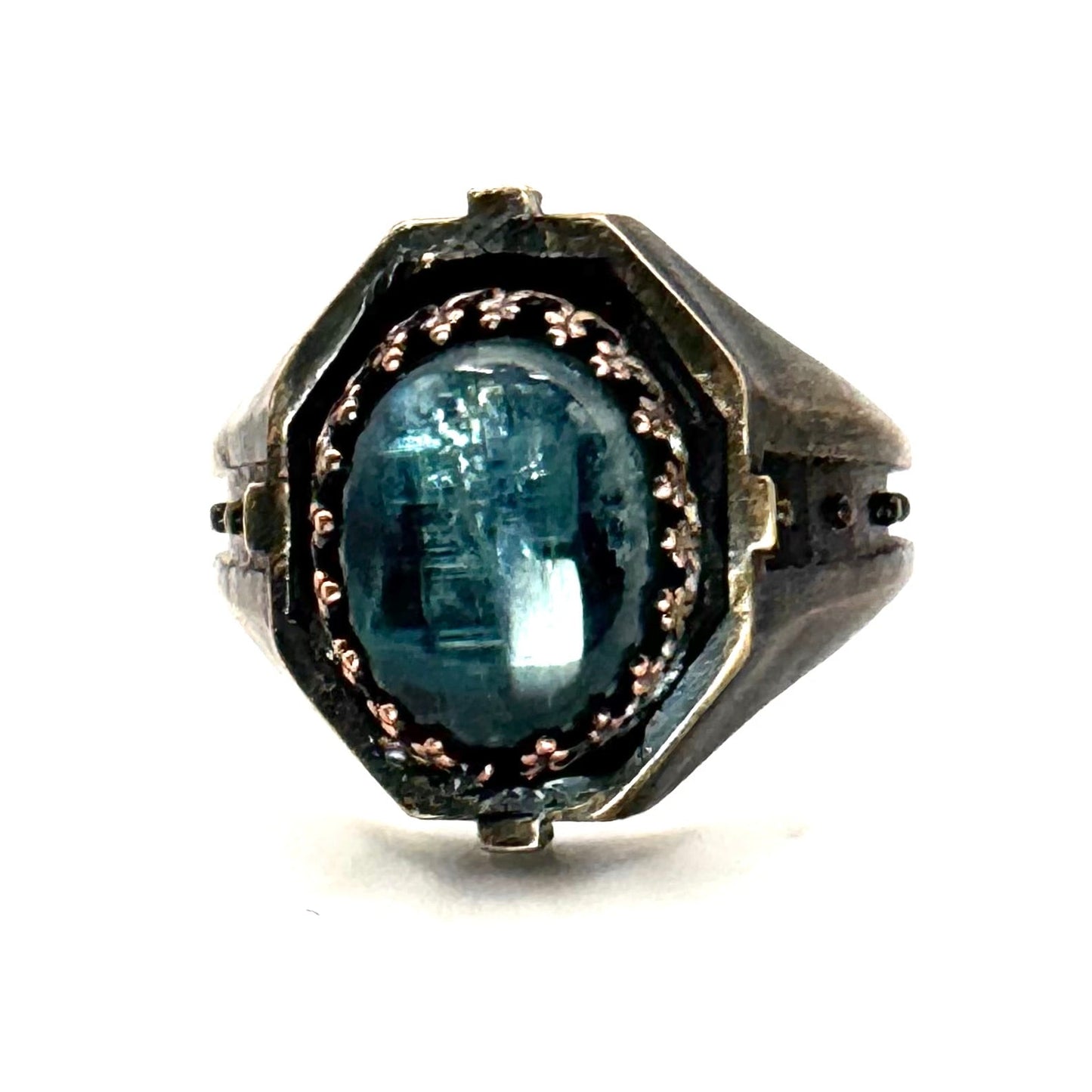 Citadel Ring With Kyanite in Bronze by Julian the 2nd