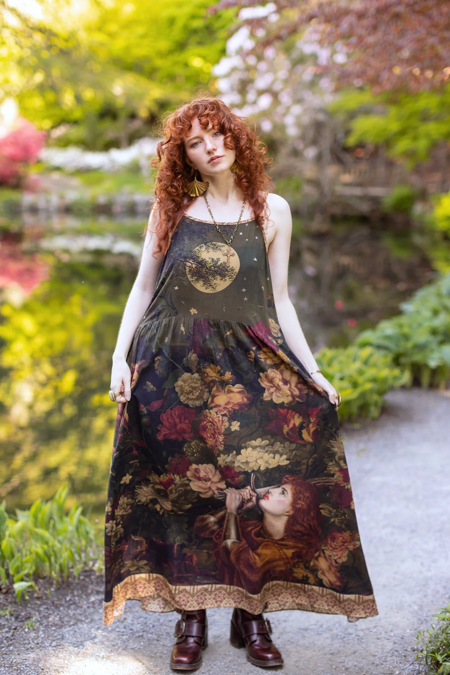 The Messenger MAXI Slip Dress BY Market of Stars (SMALL/MEDIUM)