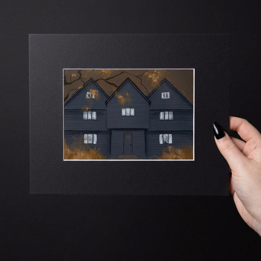 Salem Witch House Art Print by Erin Survilas