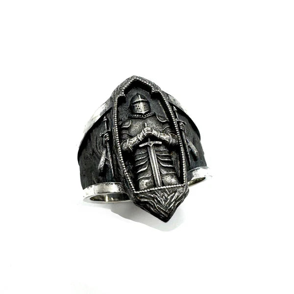 The Pendragon Ring in Sterling Silver