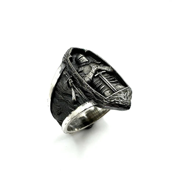 The Pendragon Ring in Sterling Silver