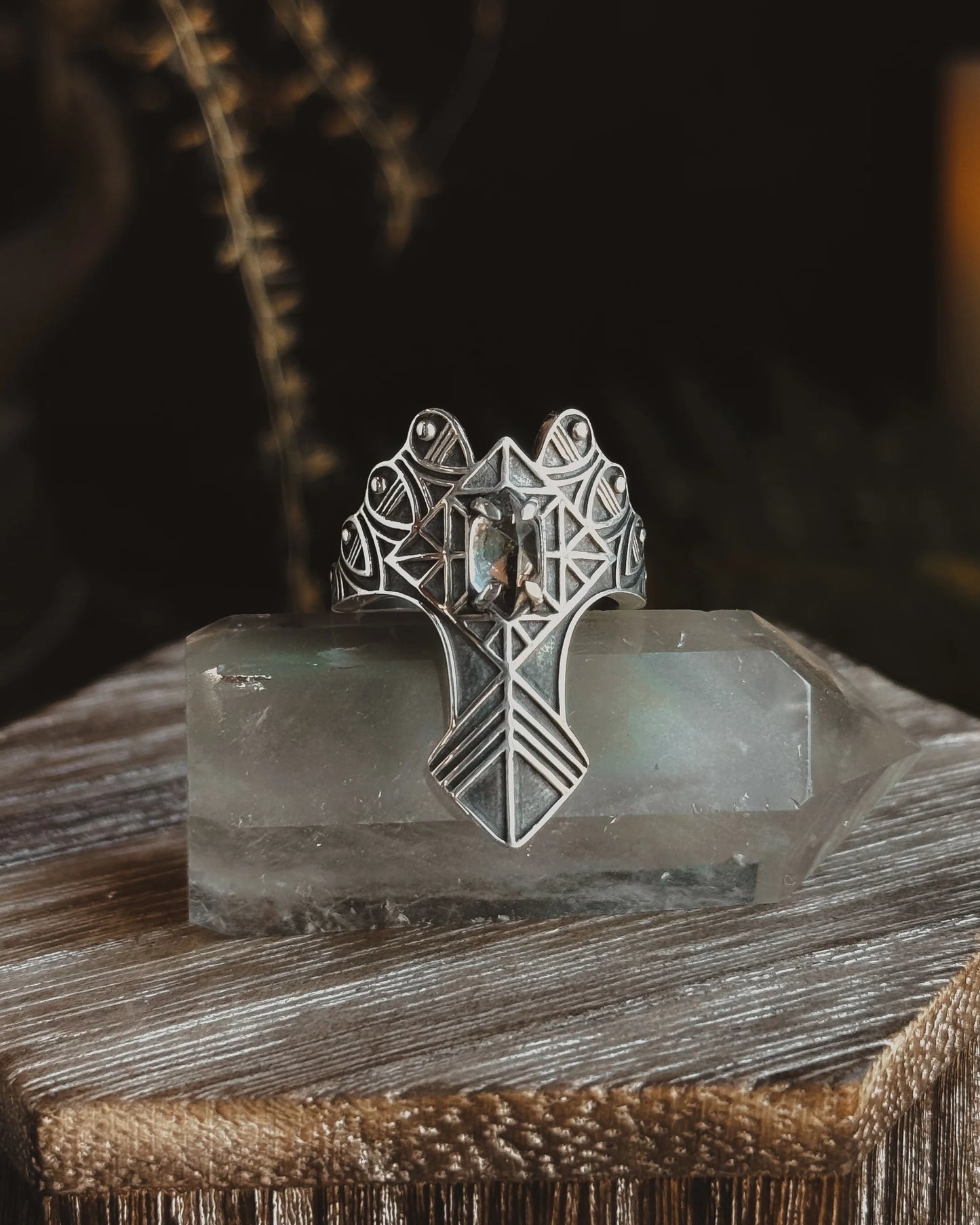 Armored Stargate Ring- Quartz