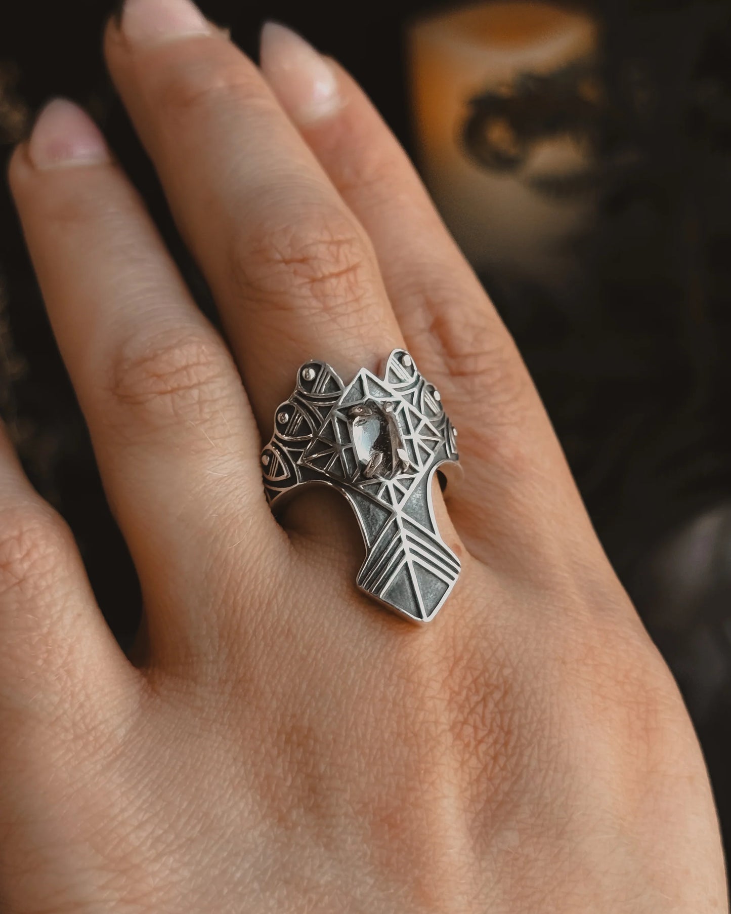 Armored Stargate Ring- Quartz
