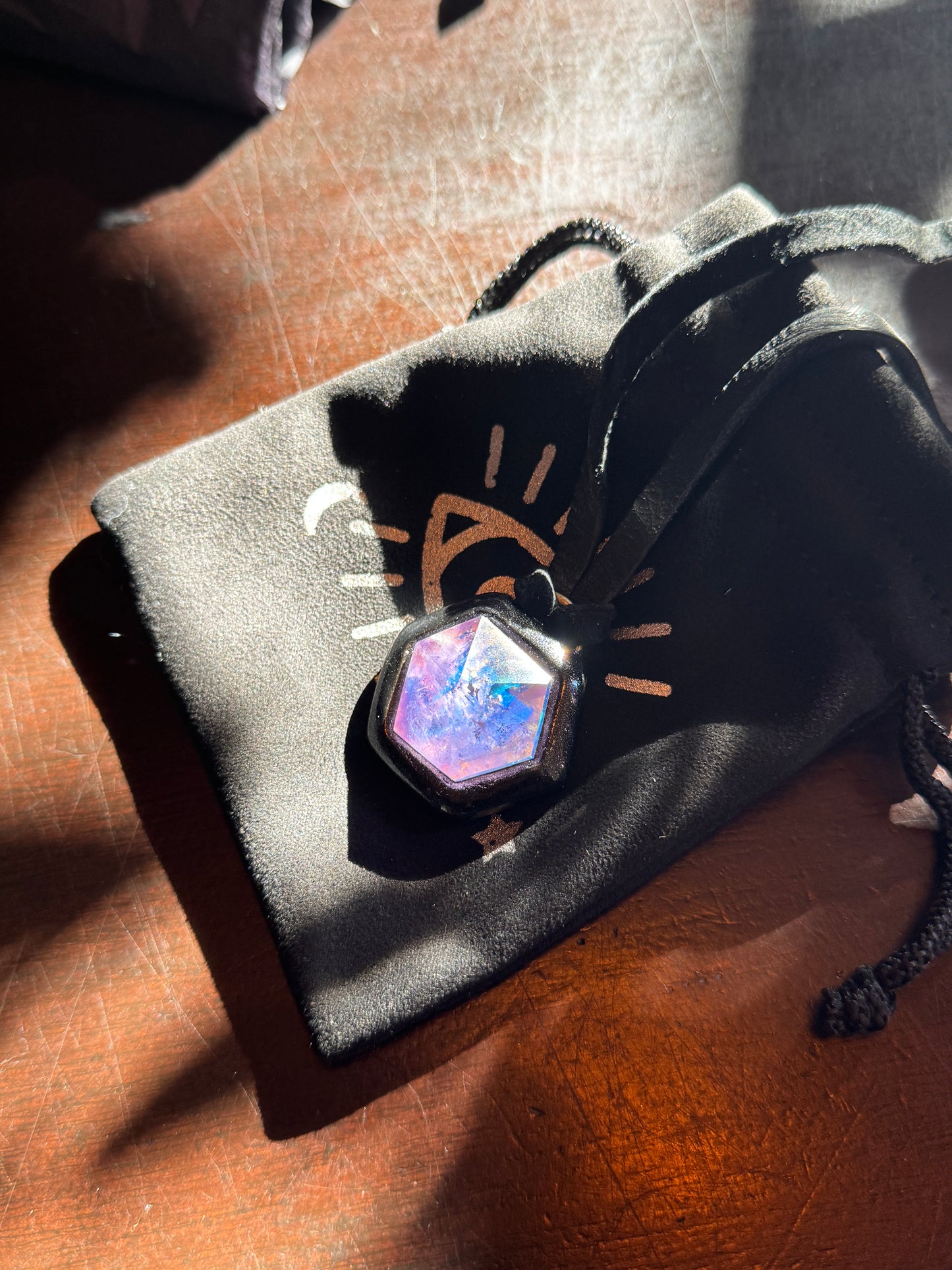 Bowie Hex Rainbow Quartz Talisman Collection by Become Spellbound