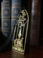 Reading By Candle Light -  Dark Academia - Brass Bookmark