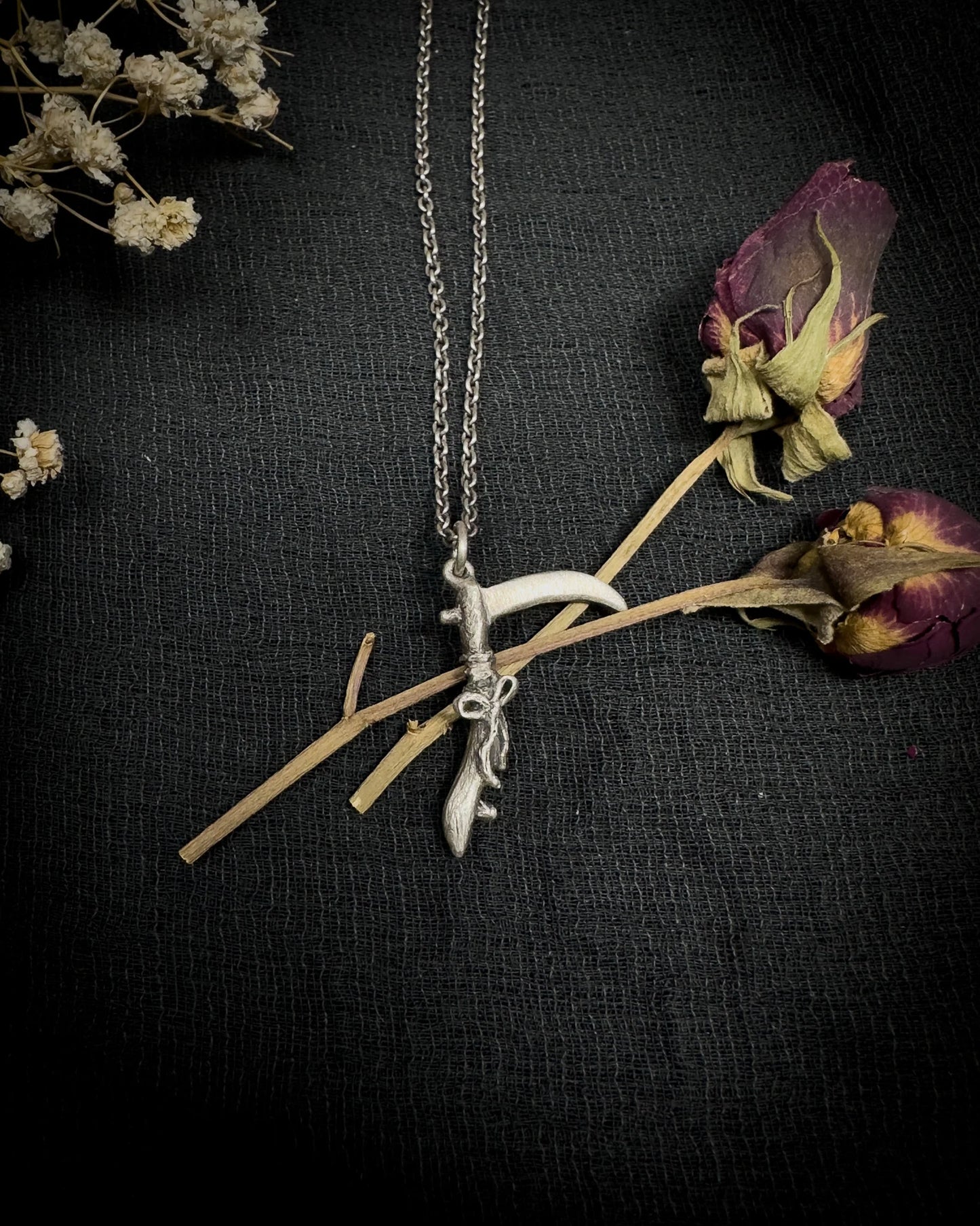 Sweet Scythe Pendant by Uneven x Olivia Faust