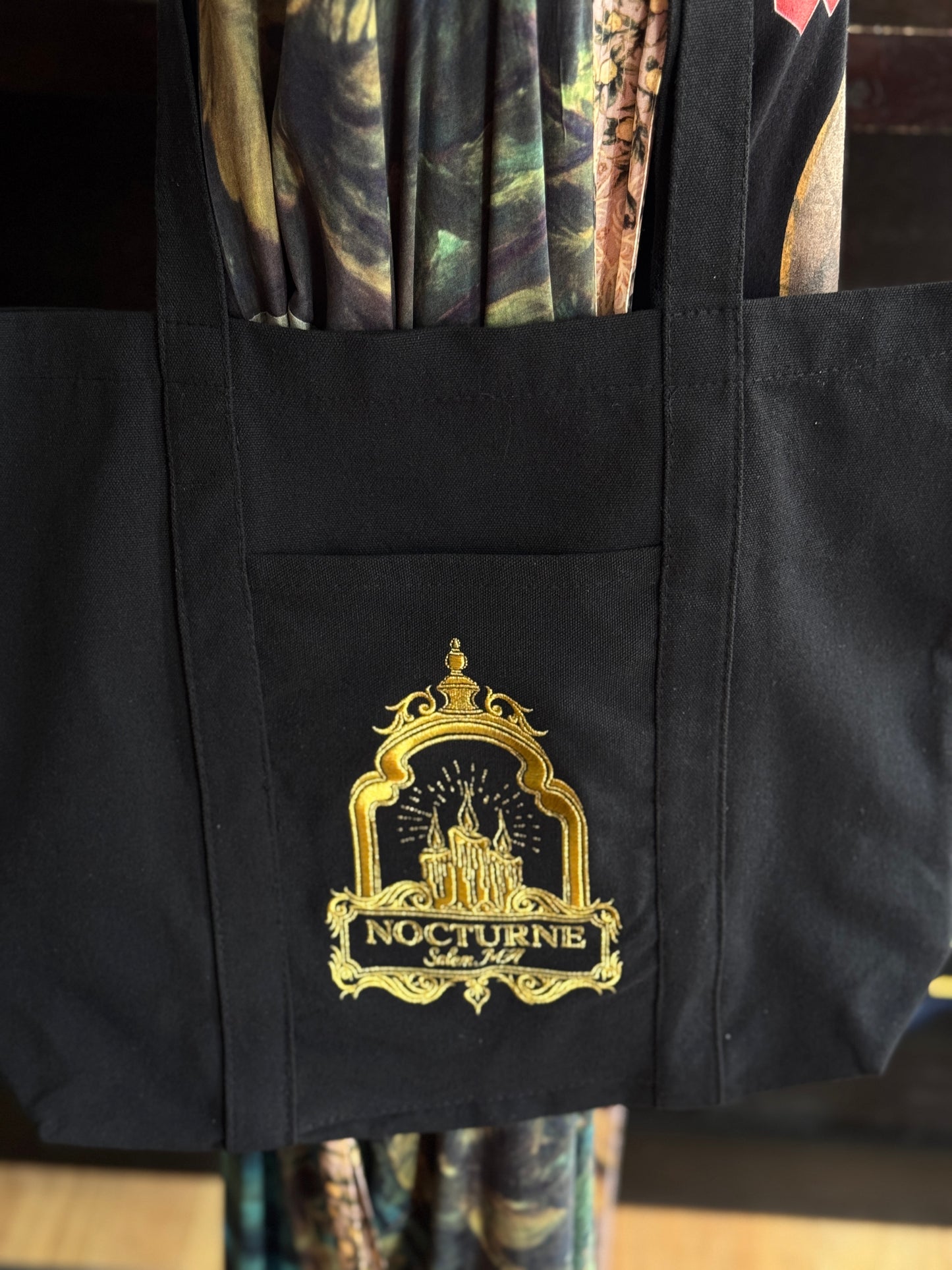 Nocturne Salem Lantern Organic Cotton Tote – A Bit of Everyday Salem Magic