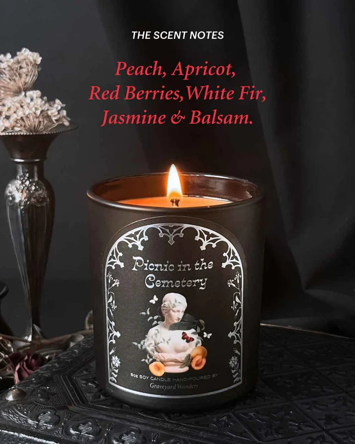 Picnic in the Cemetery ~55 Hour Candle by Graveyard Wanders