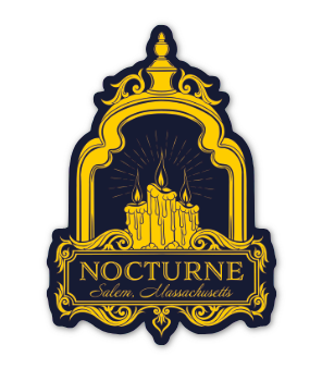 Nocturne Lantern Sticker - Gold Holographic!