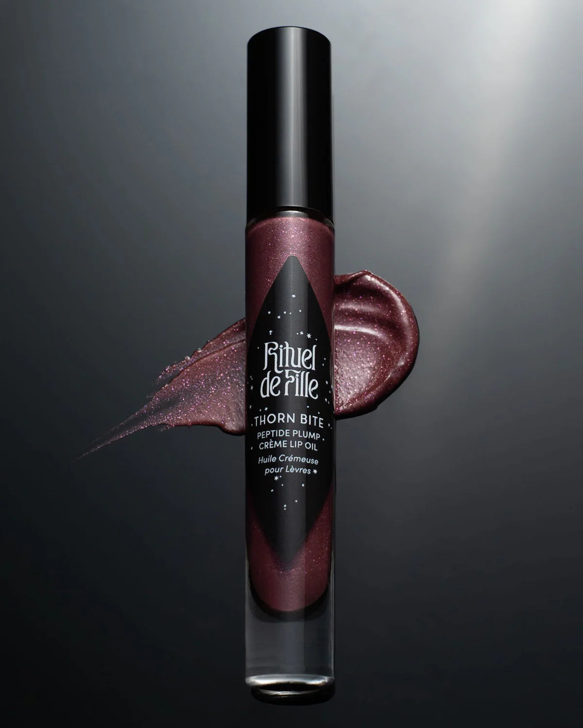 Thorn Bite Peptide Plump Crème Lip Oil: Night Rose