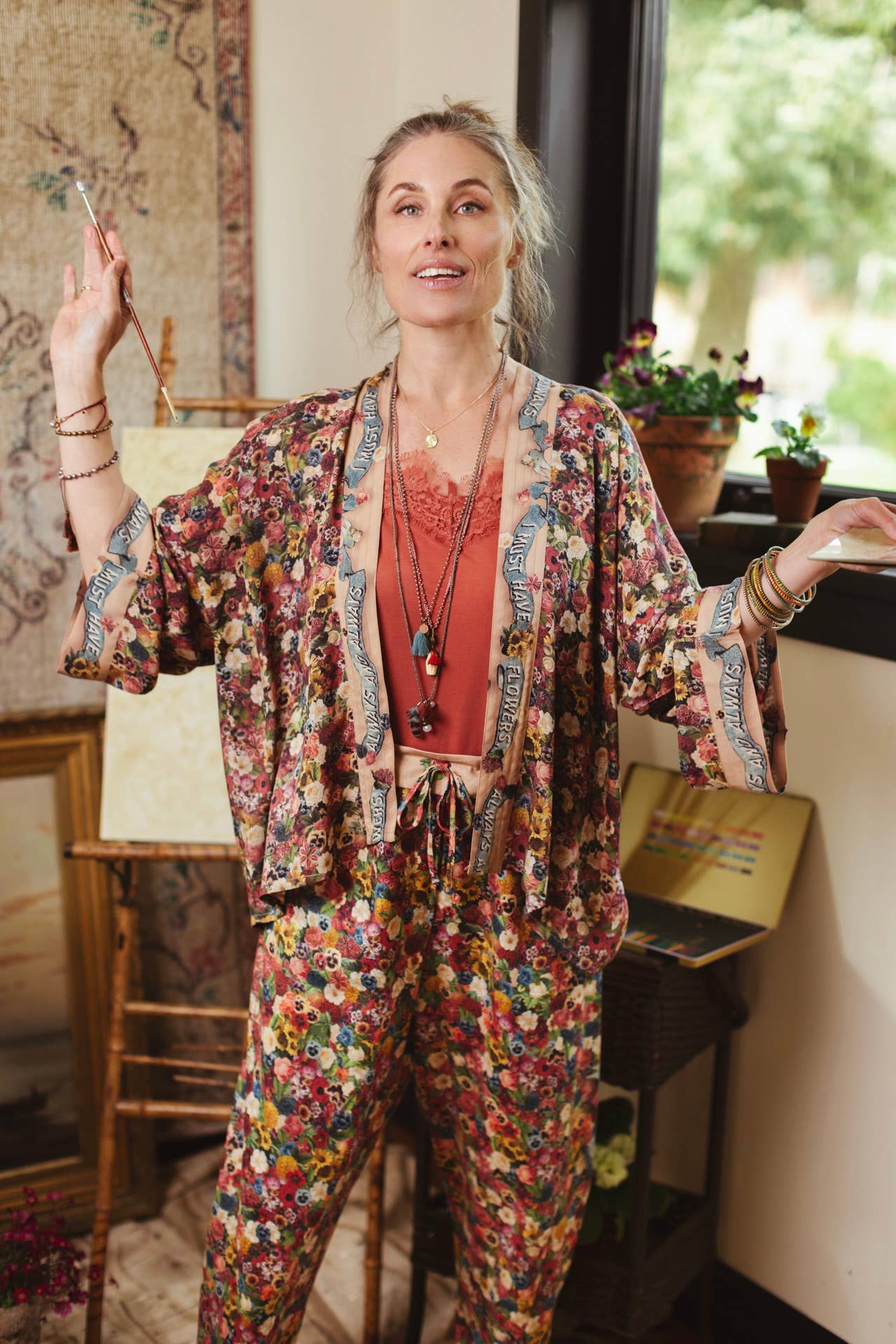 Art of Life Pixie Duster Cropped Kimono