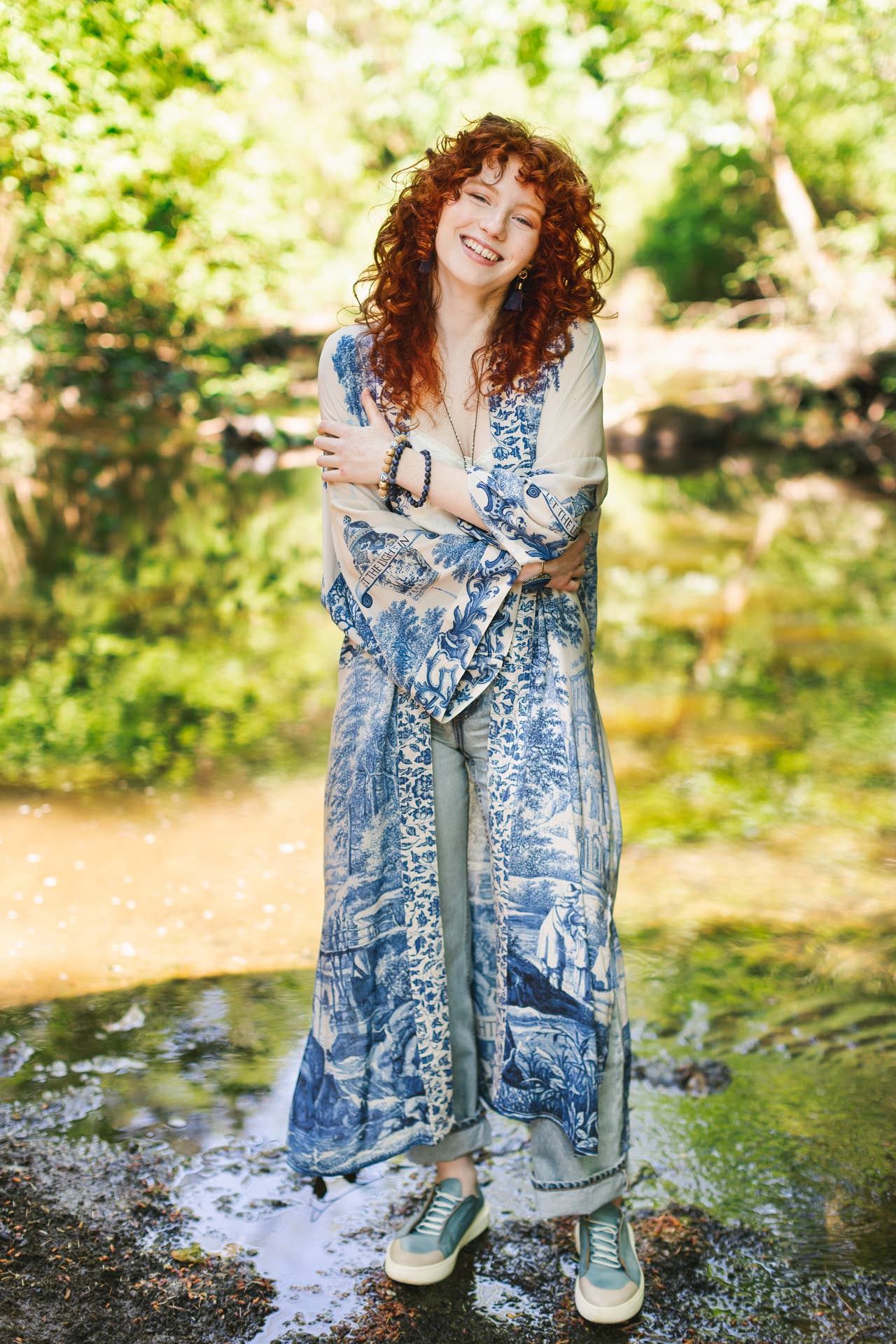Let The Light In Opera Duster Kimono