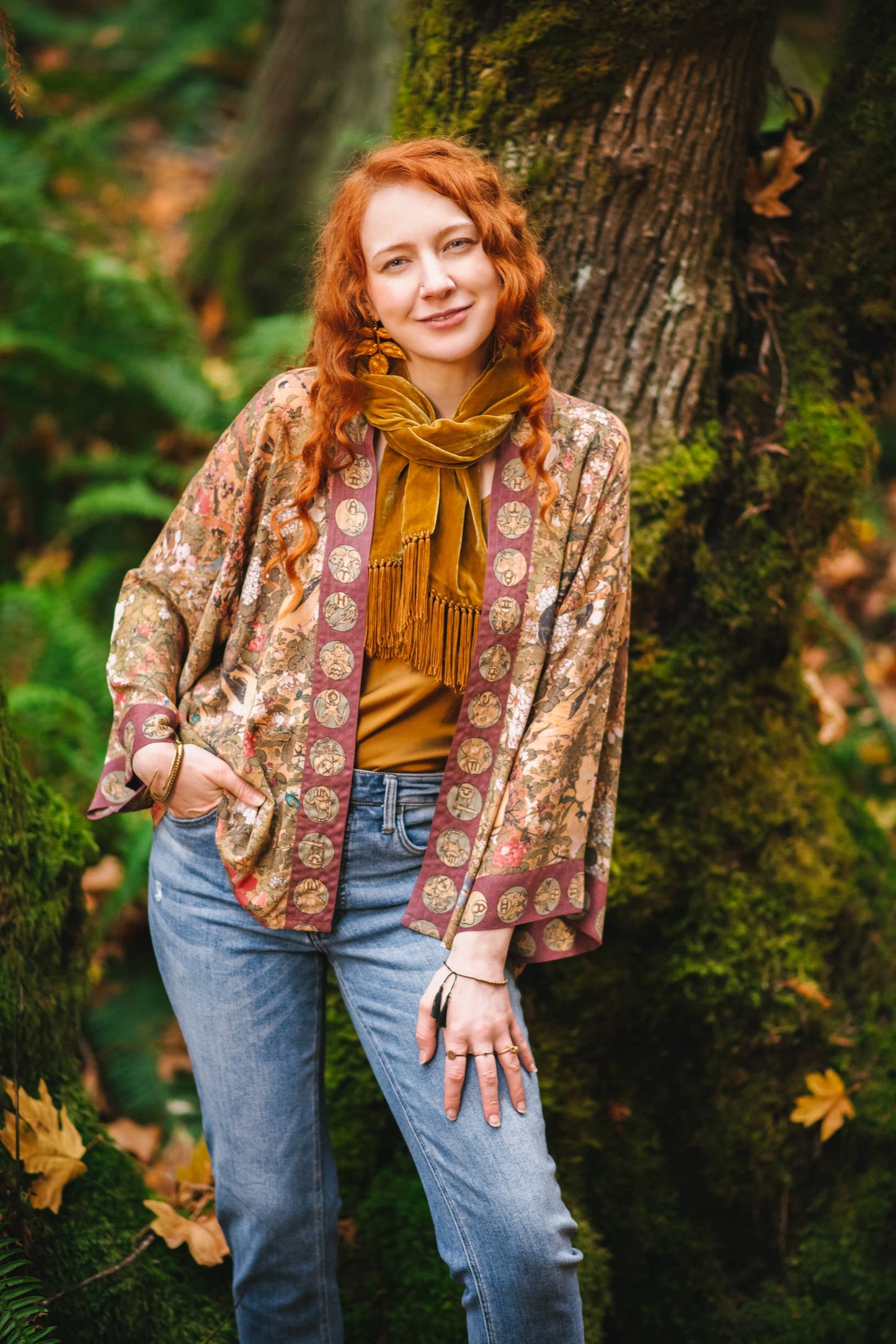 Dream Weaver Pixie Duster Cropped Kimono