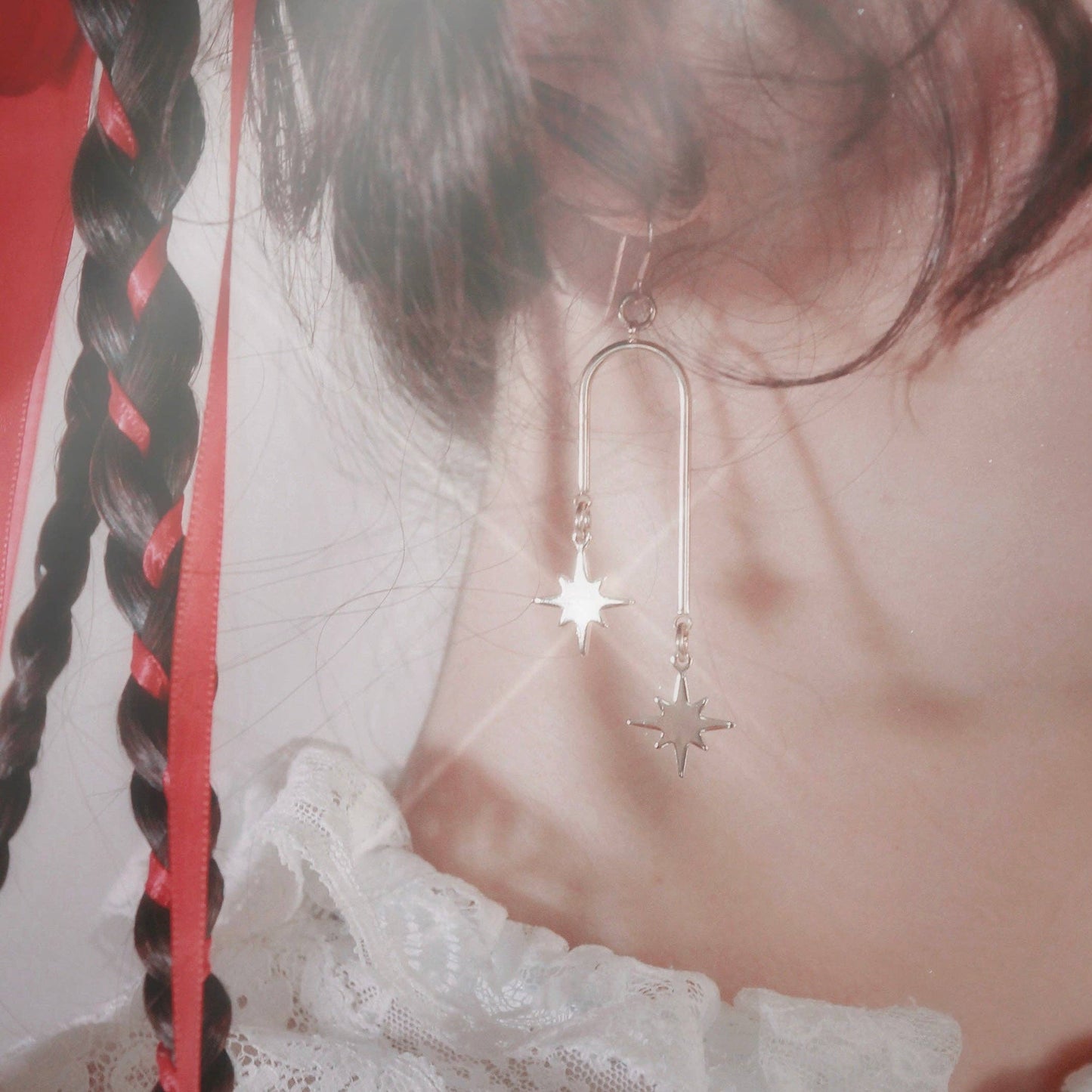 Arcata Star Earrings by While Odin Sleeps