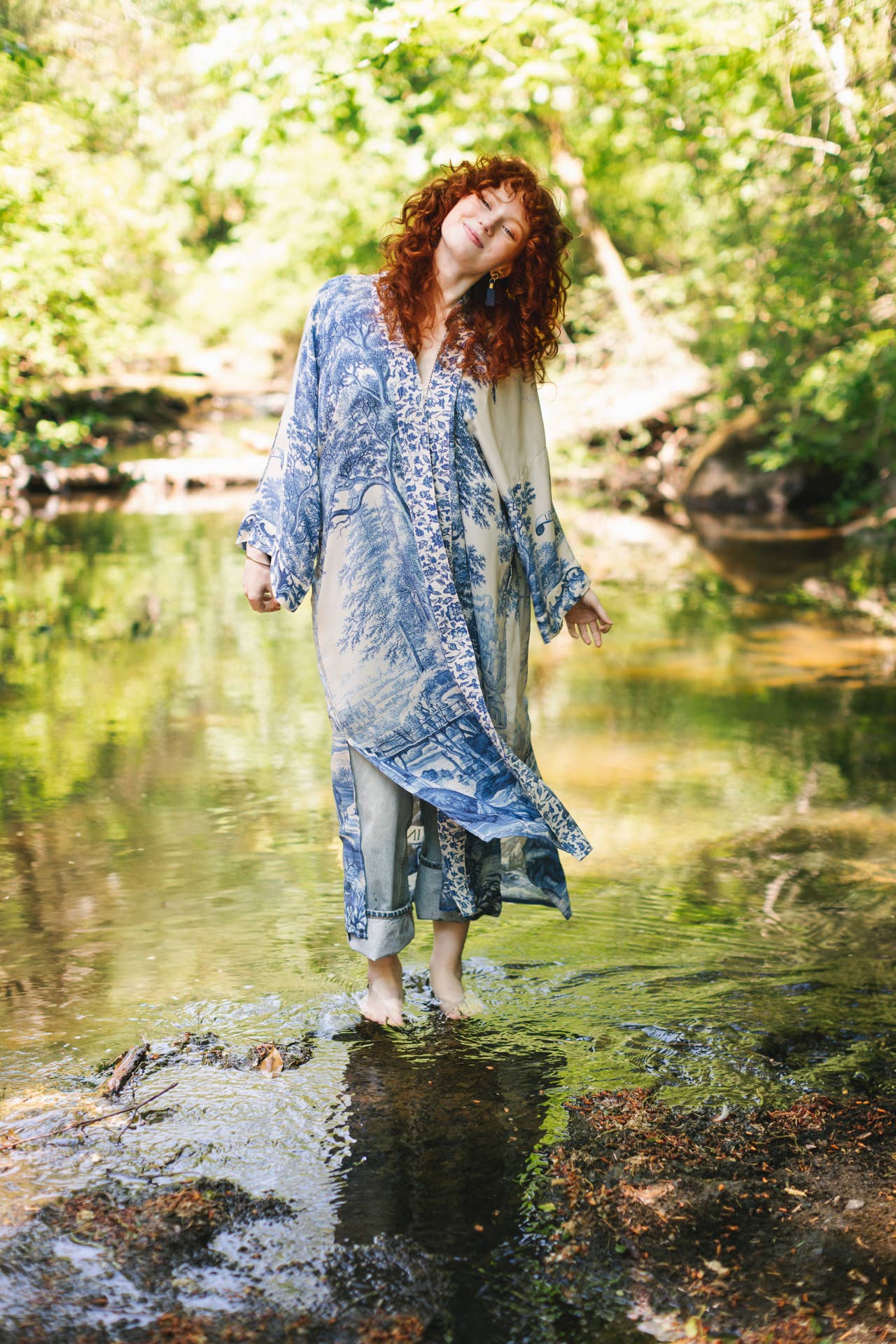 Let The Light In Opera Duster Kimono