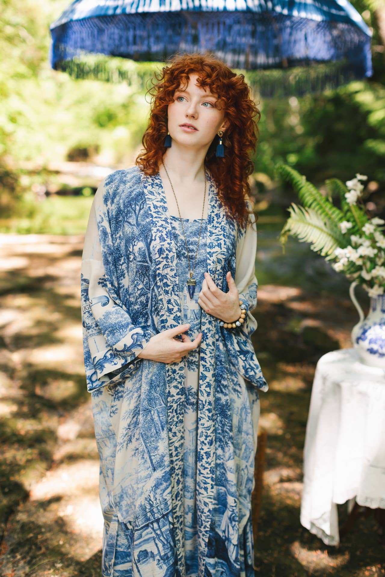 Let The Light In Opera Duster Kimono