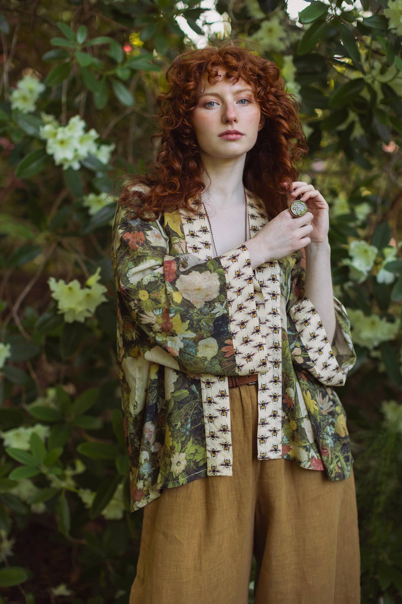I Dream In Flowers Pixie Duster Cropped Kimono