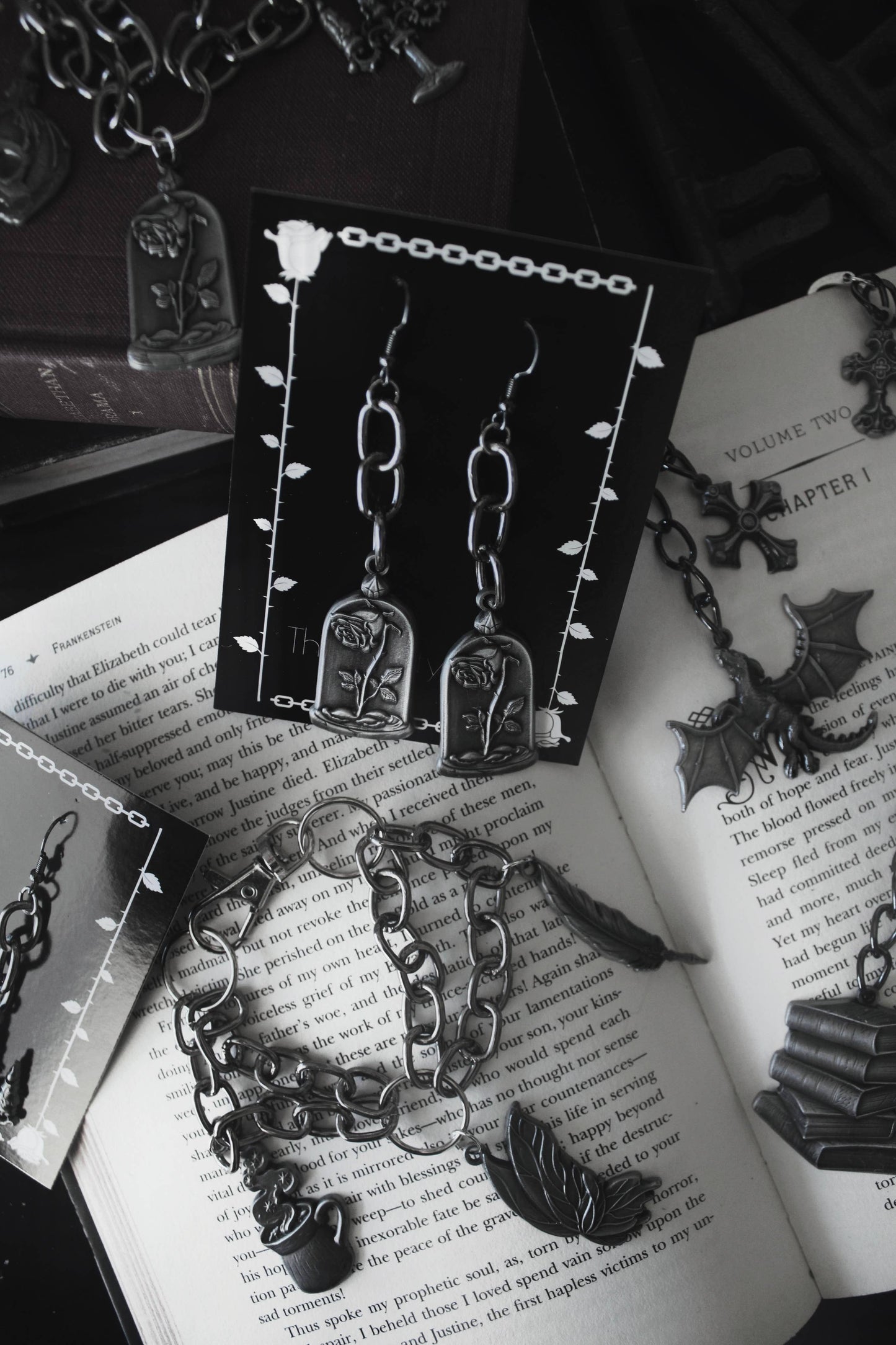 Dusted Rose Earrings by The Pretty Cult