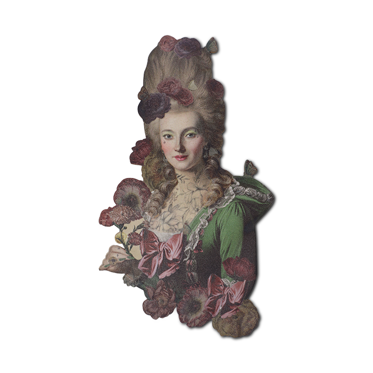 Marie-Antoinette Silhouette Bookmark