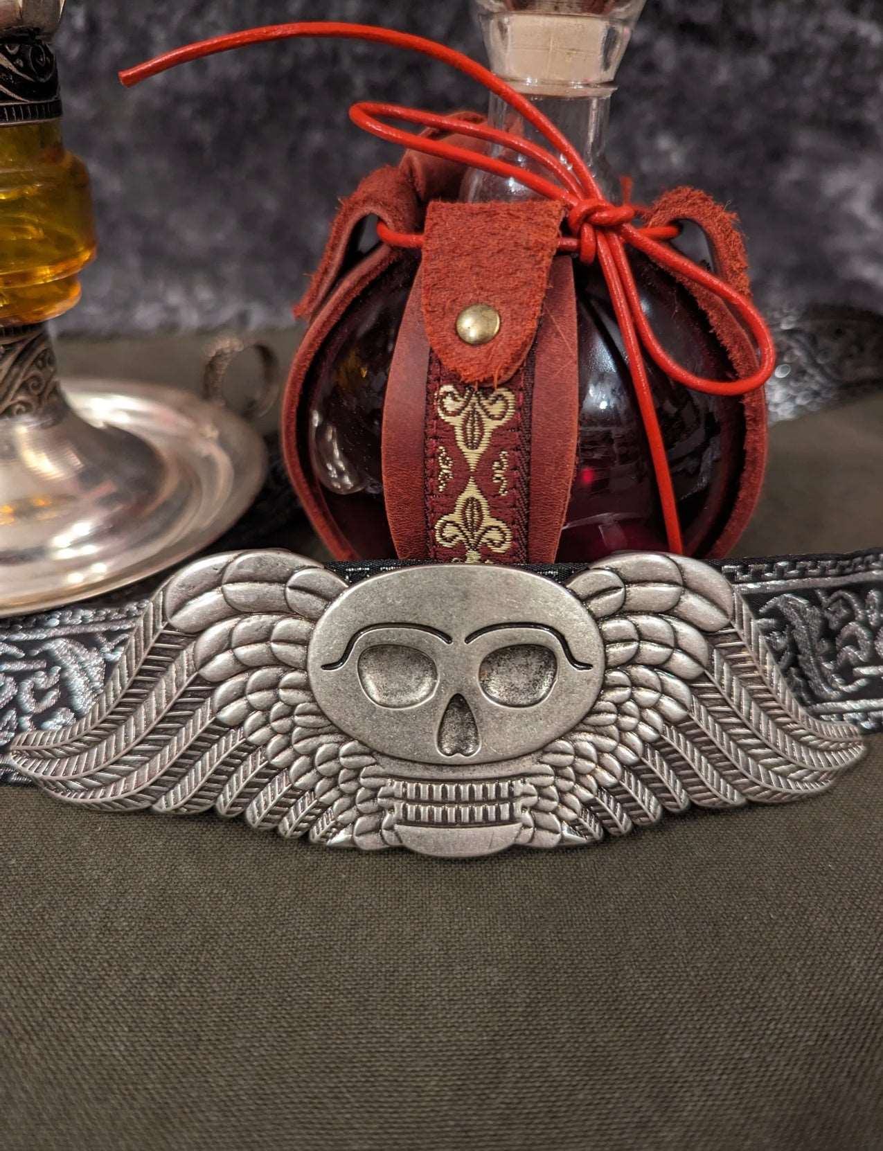 Death’s Head Belt Buckle - Nocturne LLC