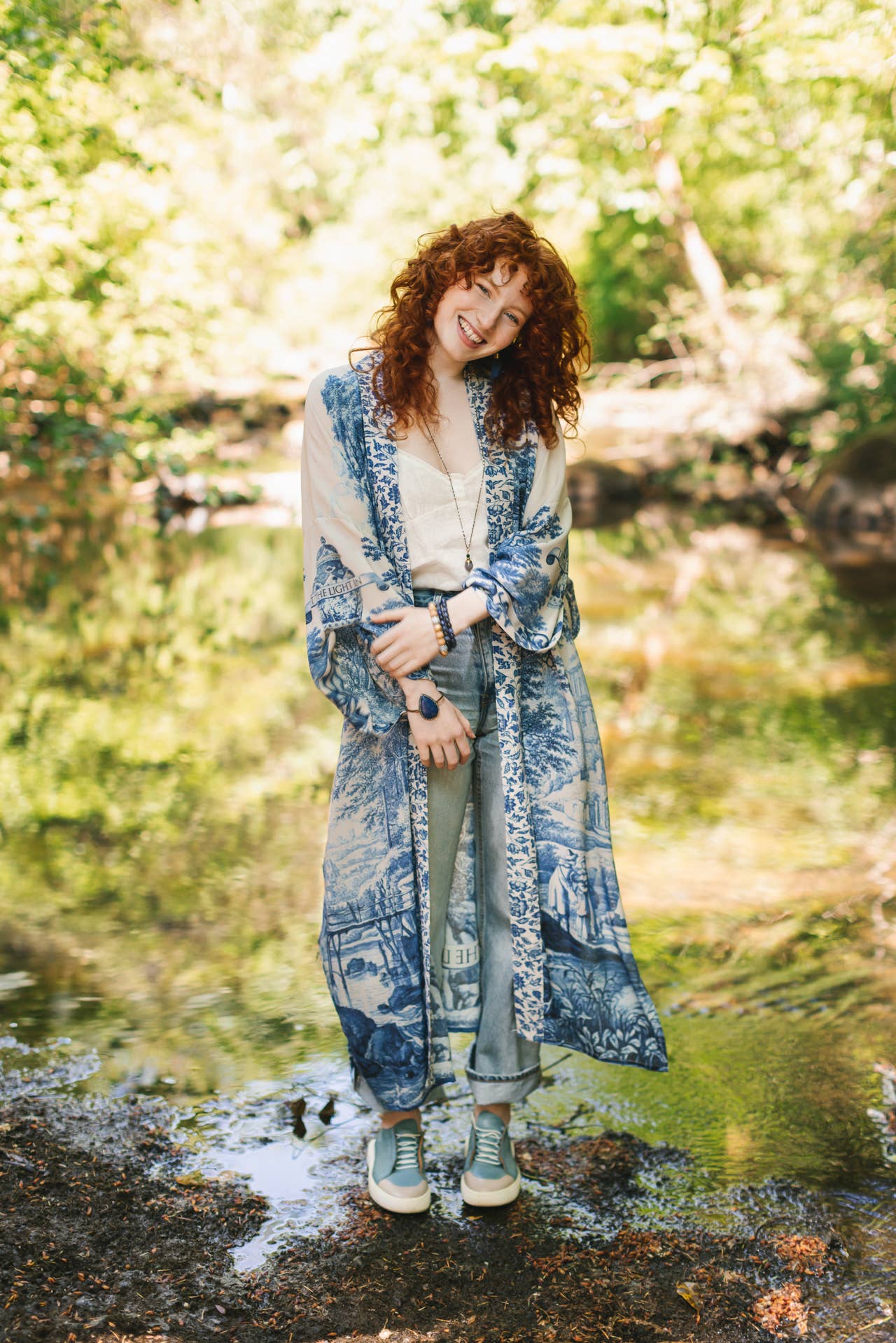 Let The Light In Opera Duster Kimono