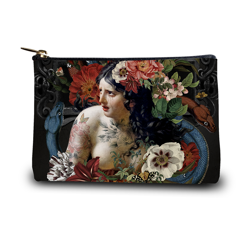 Tourmenté Canvas Wallet by Voglio Bene