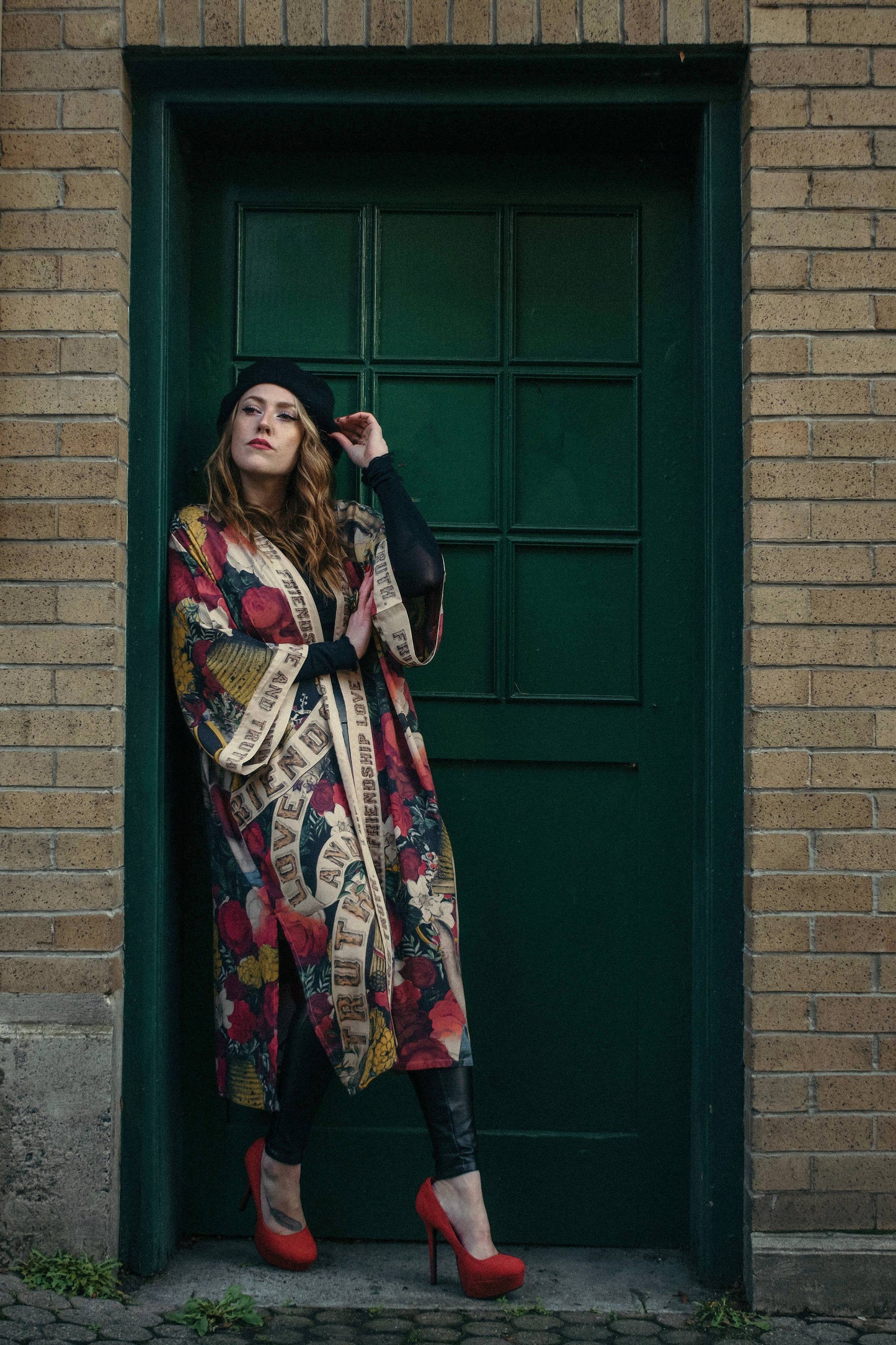 Friendship Love & Truth Opera Duster Kimono Robe