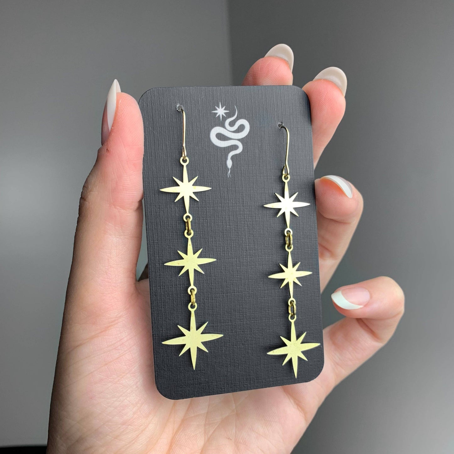 Triplum Stella Earrings by While Odin Sleeps