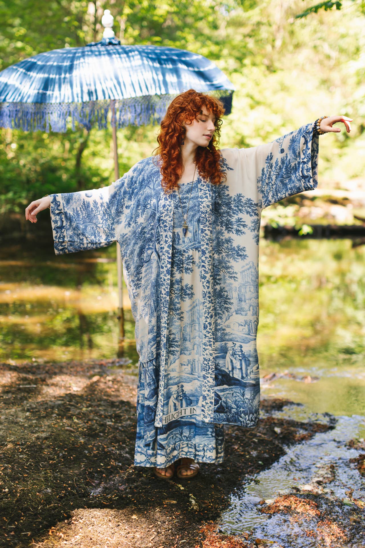 Let The Light In Opera Duster Kimono
