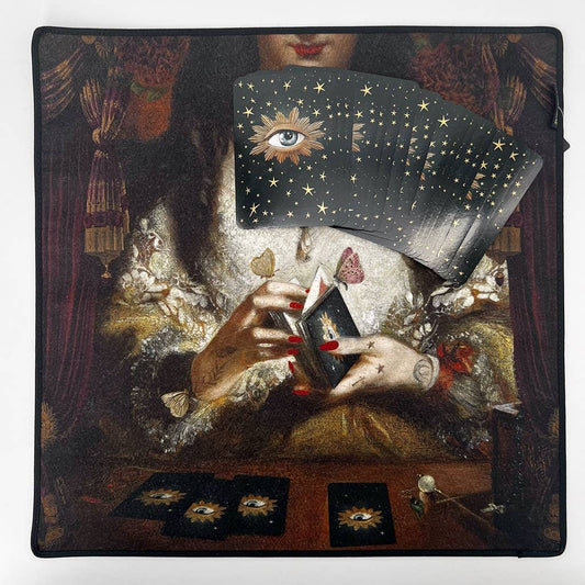 The Fortune Teller Tarot/Oracle Drawing Mat by Voglio Bene