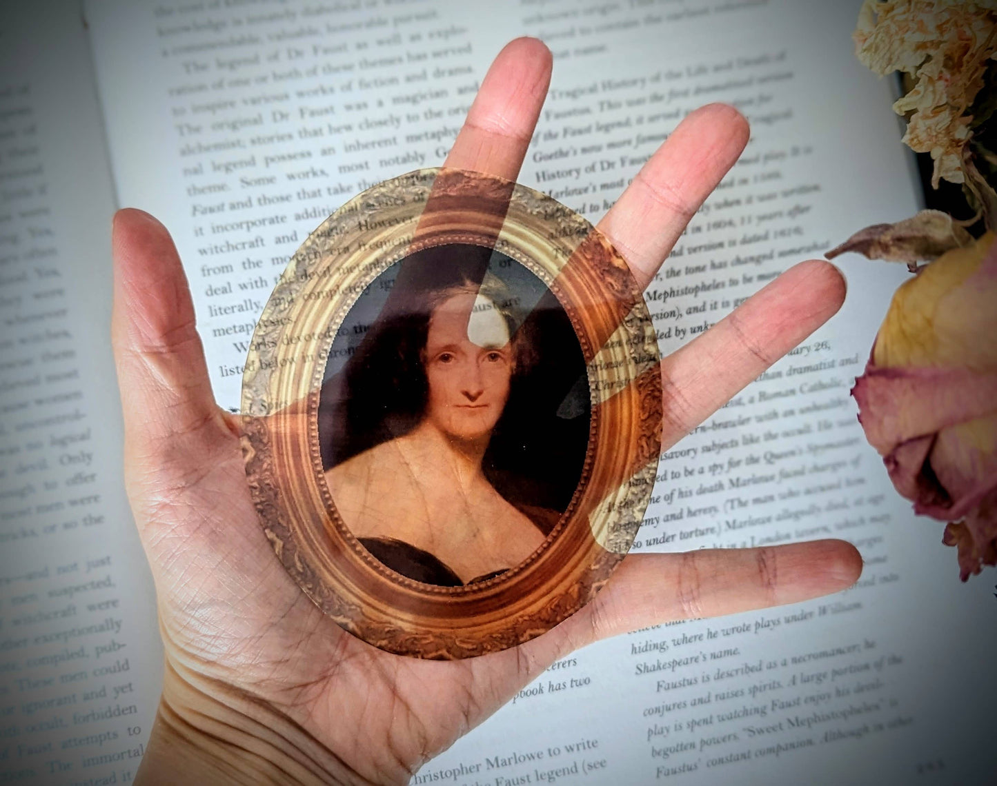 Mary Shelley Portrait Frankenstein Bookmark