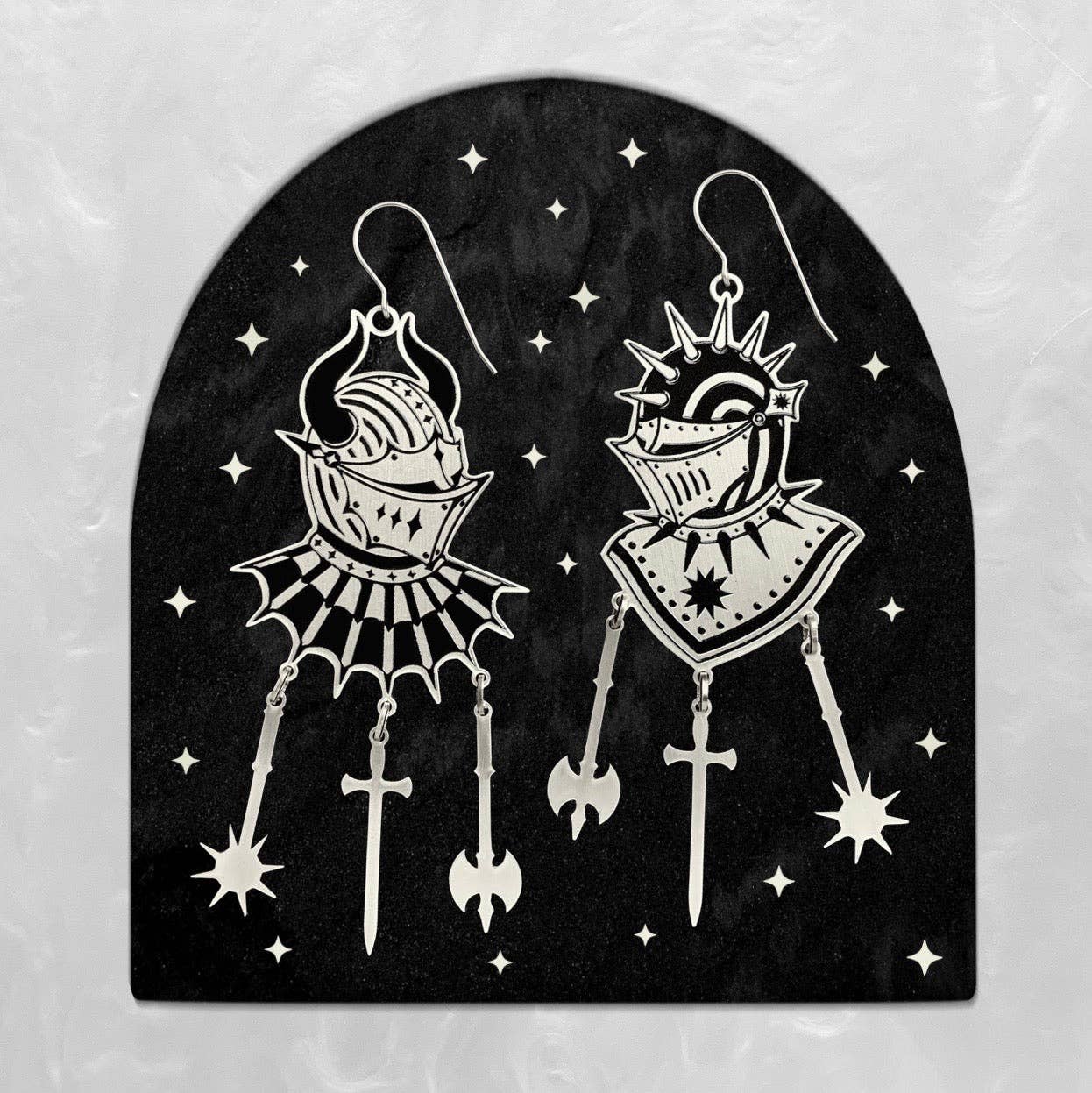 To The Death Earrings by While Odin Sleeps