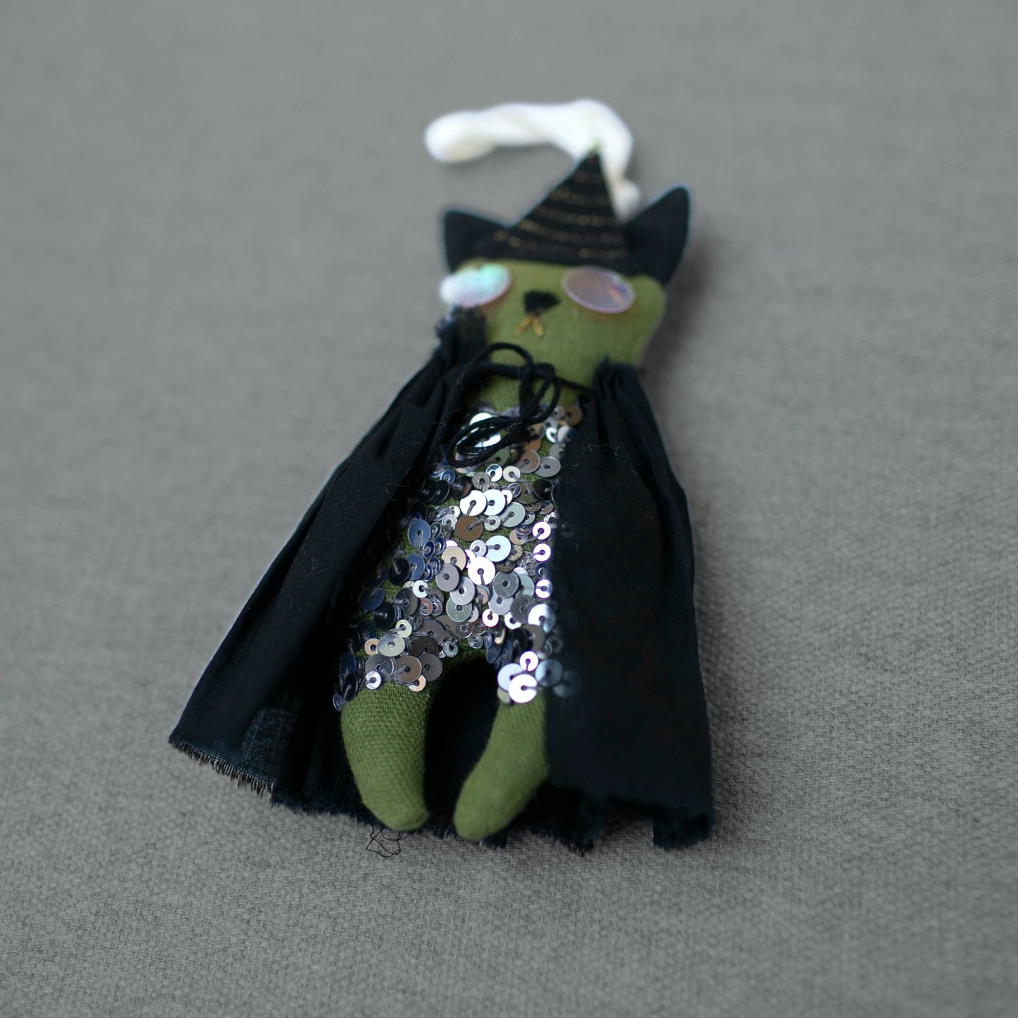 Embellished & Embroidered Wicked Witch Ornament