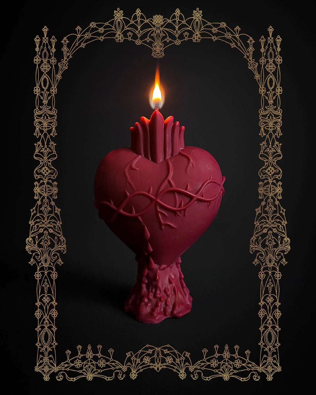 Graveyard Wanders - Sacred Heart Candle