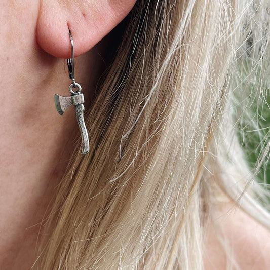 Hatchet Shorty Earring by Hellhound Jewelry - Nocturne LLC