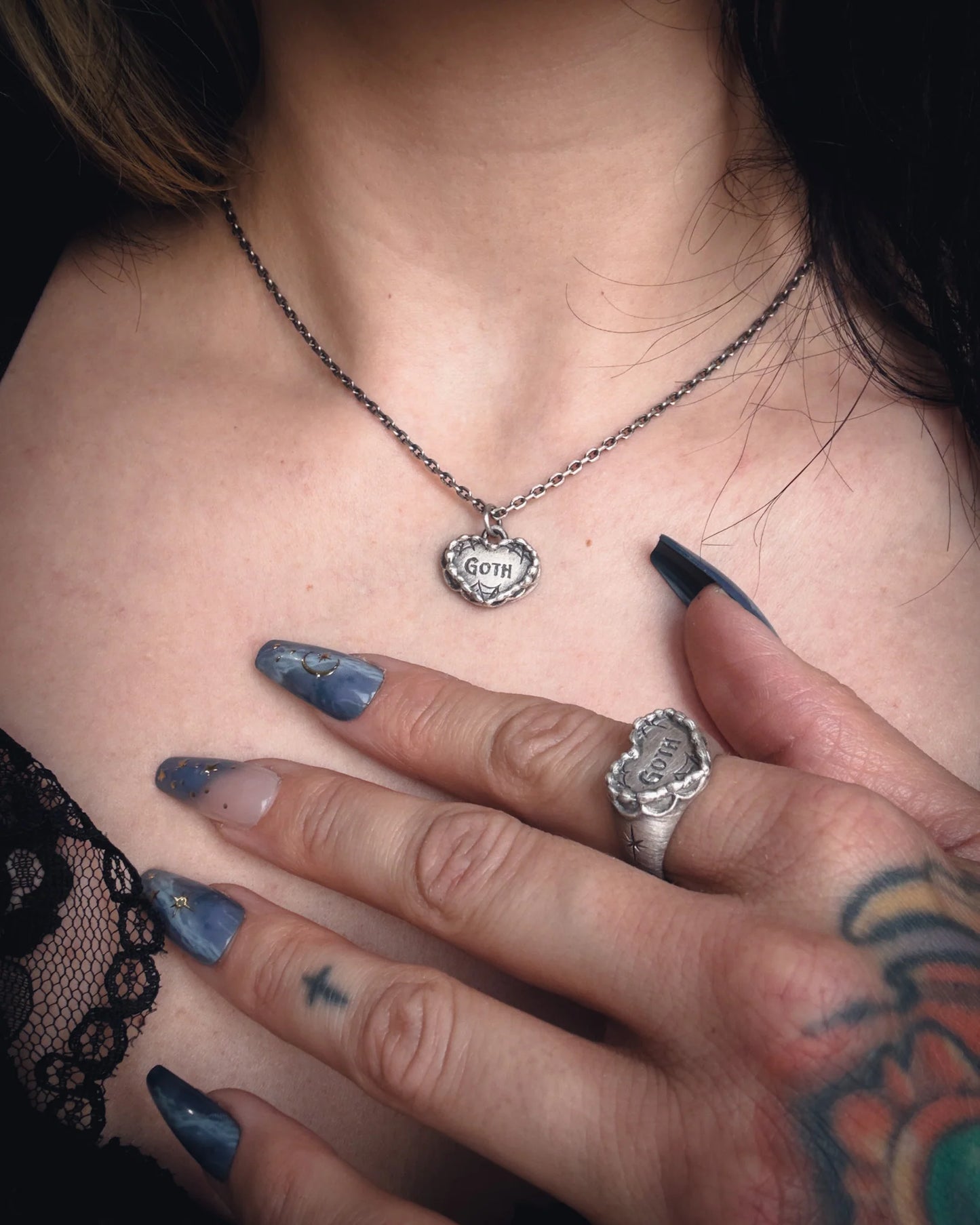 Sugar Goth Ring by Uneven x Olivia Faust