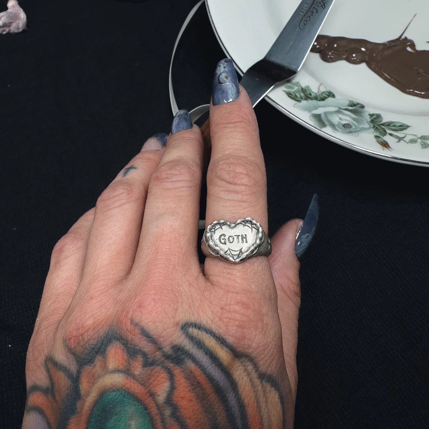 Sugar Goth Ring by Uneven x Olivia Faust