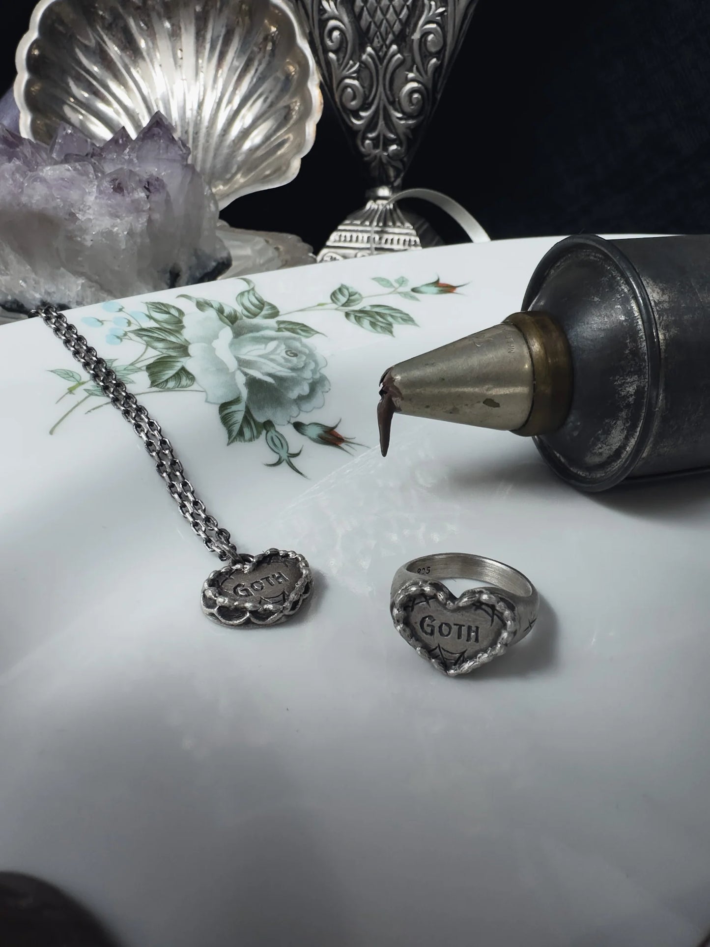 Sugar Goth Ring by Uneven x Olivia Faust