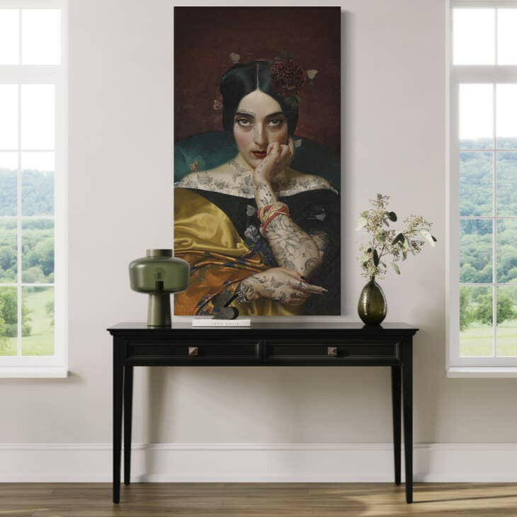 Clementine Velvet Wall Tapestry by Voglio Bene (53x33”)