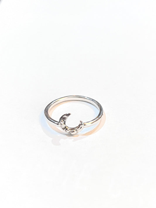 Crescent Ring by Hellhound Jewelry - Nocturne LLC