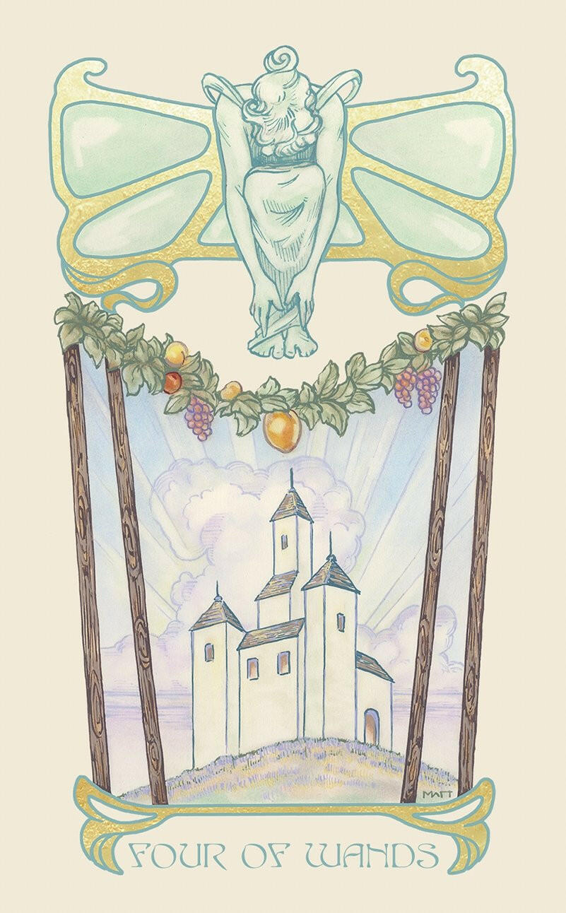 Ethereal Visions: Illuminated Tarot Deck