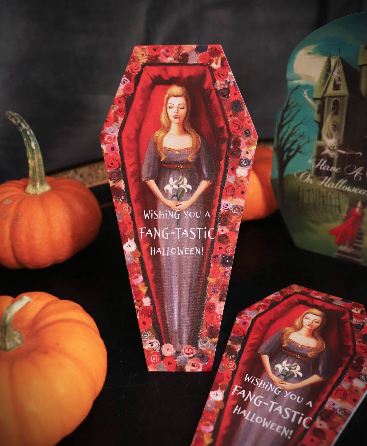 Fang-tastic Halloween Die Cut Card - Nocturne LLC
