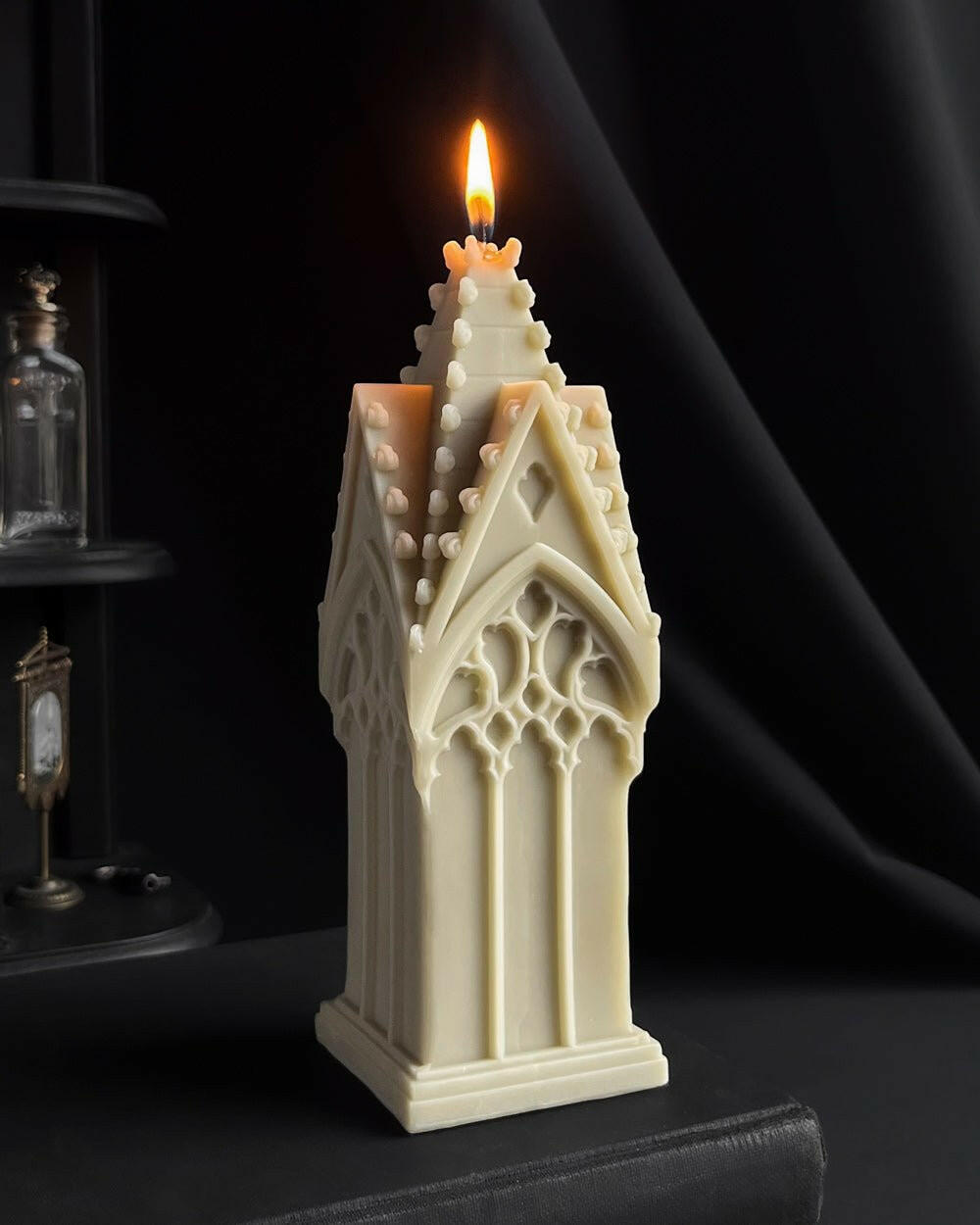 Gothic Revival Candle by Graveyard Wanders