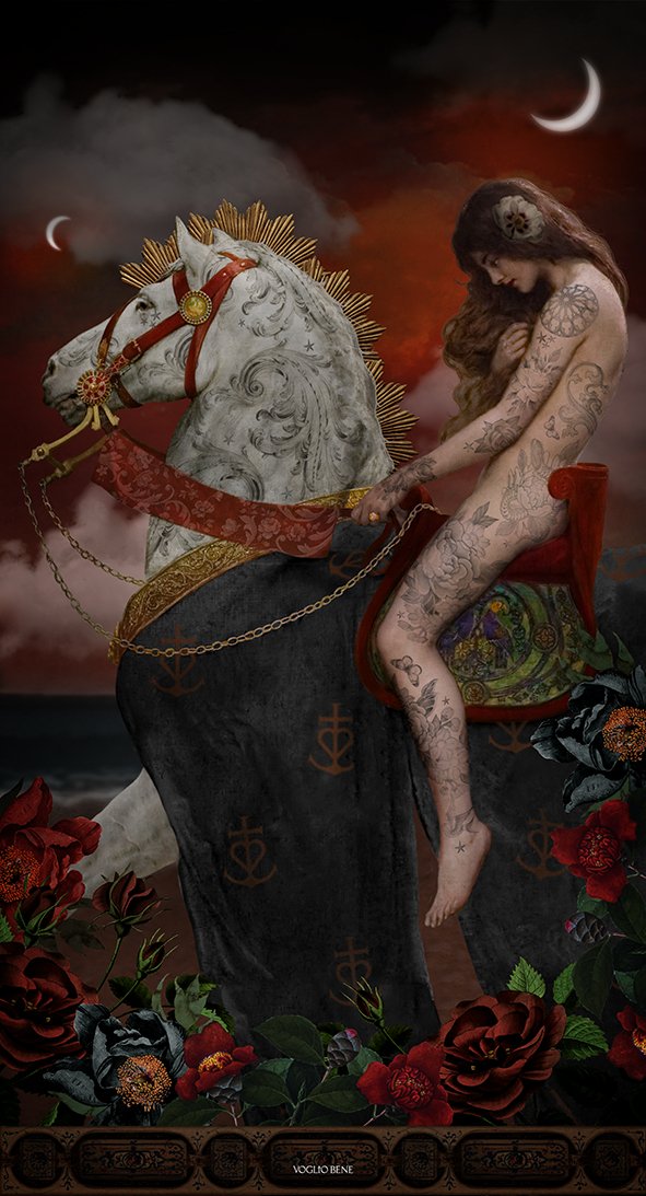 Lady Godiva Wall Hanging by Voglio Bene - Nocturne LLC