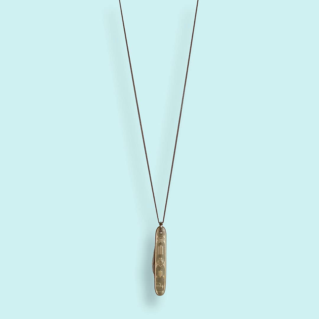 Masonic Knife Necklace - Nocturne LLC