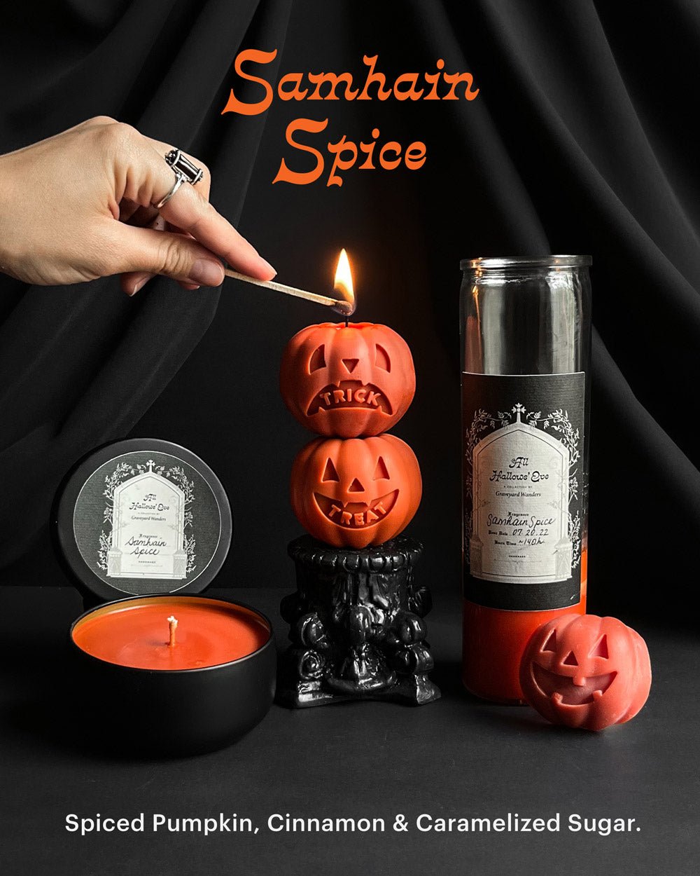 Samhain Spice ~ 40 hr Candle - Nocturne LLC