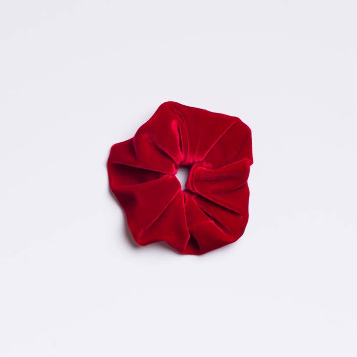 Scarlet Siren Red Velvet Scrunchie - Nocturne LLC