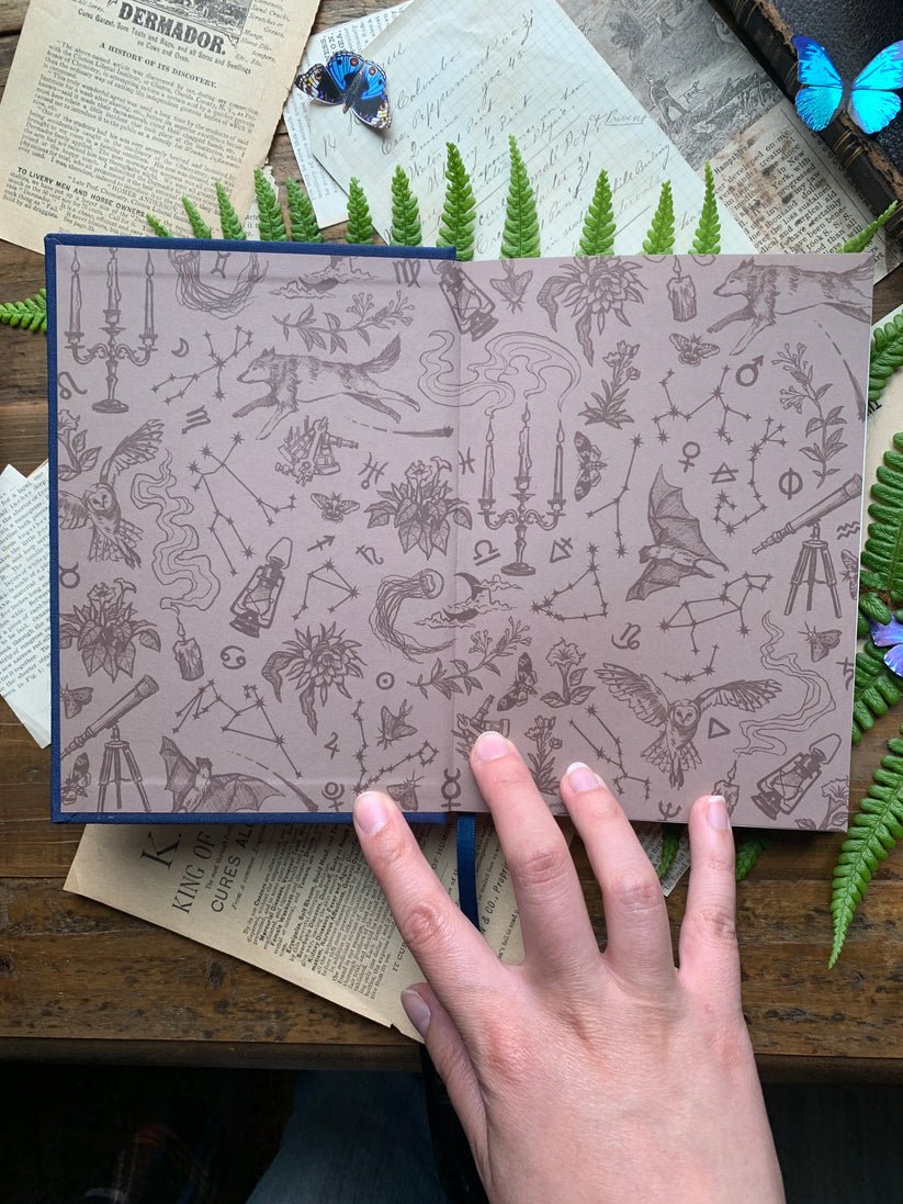 The Antiquarian Collection - The Astronomer Sketchbook (Gold Foil) - Nocturne LLC