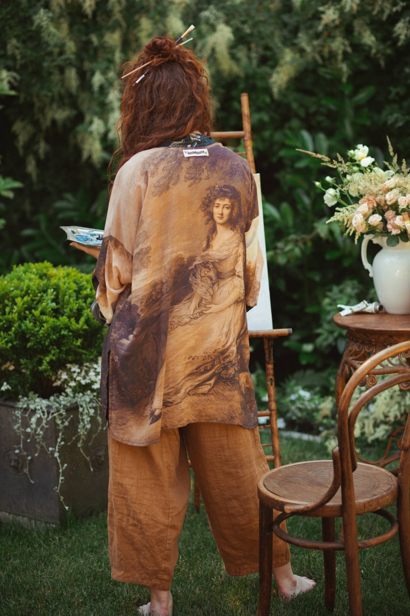 The Artist (Bamboo Mid-length Kimono) - Nocturne LLC